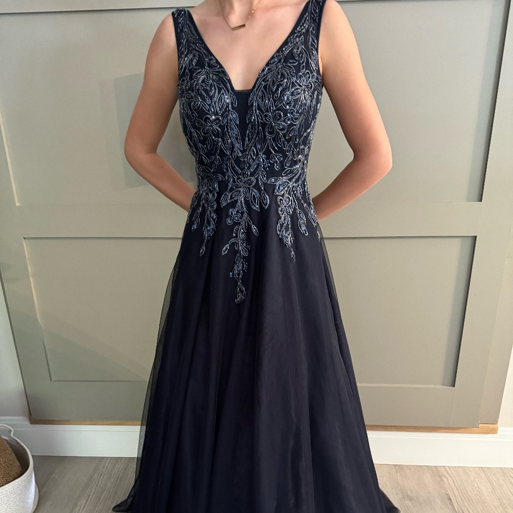 Navy Prom Dress